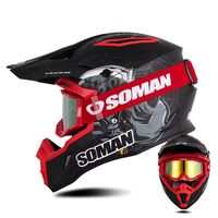 NOUVEAU CASQUE DE MOTOCROSS ÉLÉGANT UNISEXE POUR LA CONDUITE EN EXTÉRIEUR ET LA PROTECTION