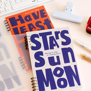 Trong suốt <span class=keywords><strong>PP</strong></span> Bìa mềm Chất kết dính máy tính xách tay A5 xoắn ốc máy tính xách tay Tạp Chí Văn phòng <span class=keywords><strong>notepad</strong></span> rõ ràng không thấm nước Máy tính xách tay cho sinh viên - Product Image 2