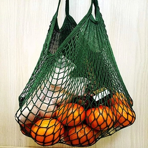Bolsas de <span class=keywords><strong>malla</strong></span> de algodón reutilizables, mercado de envasado de frutas y verduras, Red de gran capacidad, <span class=keywords><strong>bolsa</strong></span> de lona japonesa para compras - Product Image 4