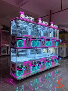 Machine à griffes d'arcade à monnayeur, boîtier métallique, distributeur de jouets et de poupées avec accepteur de billets, version anglaise - Product Image 4