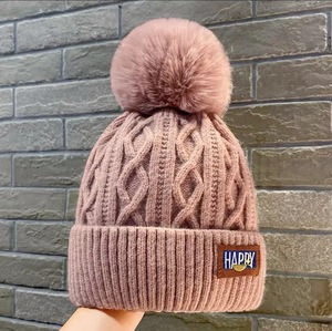 Popular 2026 New Design Plush Breathable Comfort Durable Thick Ear Protection Warm Cold Beach Knitted Hat <strong>Pom</strong> <strong>Pom</strong> <strong>Beanie</strong> - Product Image 5