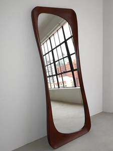Wood Frame French <strong>Mirror</strong> Full-length <strong>Mirror</strong> <strong>Rectangle</strong> <strong>Wall</strong> Mounted <strong>Mirror</strong> <strong>for</strong> Home Decor - Product Image 5