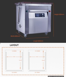 0.5kg 1kg 2kg 5kg 10kg カシューナッツ、米、豆、レンガ型穀物用真空包装機 中国製 - Product Image 3