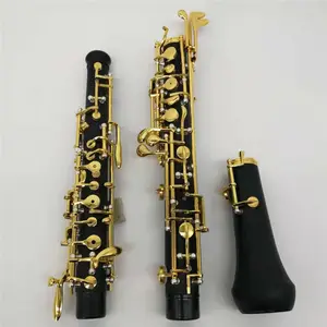 Student playing model ABS body golden plated key oboe for sales
