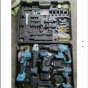 ชุดเครื่องมือไฟฟ้า<span class=keywords><strong>ไร้</strong></span><span class=keywords><strong>สาย</strong></span> 5-in-1 แบบไร้แปรงถ่าน แบตเตอรี่ลิเธียม OEM พร้อมอุปกรณ์จ่ายไฟ - Product Image 1