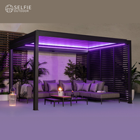 Mobilier de jardin d'extérieur Chaise pour restaurant Chaise en aluminium Ensemble table et chaises pliantes Gazebo d'extérieur