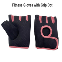 Gants de fitness en néoprène à logo personnalisé, demi-doigts, respirants, antidérapants, à enfiler, pour la musculation et le cyclisme