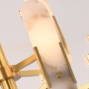 <span class=keywords><strong>Candelabro</strong></span> de mármol de <span class=keywords><strong>cactus</strong></span>, decoración de luces, sala de estar, comedor, Villa, cadena de cobre luminosa, lámpara colgante de mármol - Product Image 4