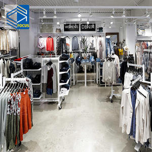 Estante Metálico Original para Exhibición <span class=keywords><strong>de</strong></span> <span class=keywords><strong>Ropa</strong></span> en Tiendas, Exhibidor <span class=keywords><strong>de</strong></span> <span class=keywords><strong>Ropa</strong></span>, Kiosco, Tienda <span class=keywords><strong>de</strong></span> <span class=keywords><strong>Ropa</strong></span>, Perchero - Product Image 1