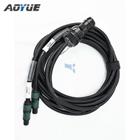 Câble de raccordement CA-COM 8 broches vers 2 x NL4 SpeakON, 4 x 4,0 mm² (longueur personnalisée), câble audio multipaire
