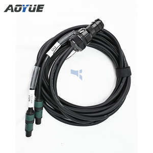 Cable de conexión CA-COM de 8 pines a 2 x NL4 SpeakON, 4 x 4.0 mm² (longitud personalizada), cable multicore de audio. - Product Image 1