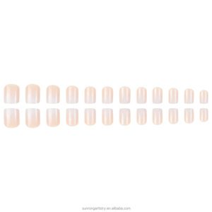 Autocollants pour <span class=keywords><strong>ongles</strong></span> minimalistes les plus vendus |   Autocollants pour <span class=keywords><strong>ongles</strong></span> élégants en gros |   <span class=keywords><strong>Faux</strong></span> <span class=keywords><strong>ongles</strong></span> ombrés <span class=keywords><strong>rose</strong></span> et <span class=keywords><strong>blanc</strong></span> - Product Image 4