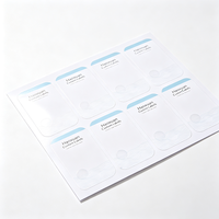 Étiquettes personnalisées Haoxuan pour flacons de toner, film brillant PP blanc, autocollants imprimés imperméables pour emballages de soins de la peau