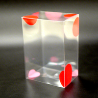 Boîte cosmétique en plastique PET transparent en PVC personnalisée Impression de boîte en plastique PET transparent pour produit cosmétique de soin de la peau