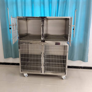 ถังออกซิเจนสุนัขเลี้ยงสแตนเลสกรงสัตวแพทย์ ICU - Product Image 5