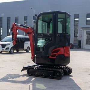 1.8 Ton Compact Excavator with Cabin Quick Coupler Dozer Blade Rubber Tracks - Product Image 3