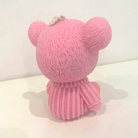 Benutzer definierte Luxus rosa Bären form handgemachte Duft kerze mit Soja Wachs Baumwolle Wick Bulk für Home Decoration Valentinstag Geschenk