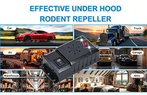 Répulsif Ultrasonique Amélioré 2026 pour Rongeurs, à Brancher et à Piles, Anti-Martre, Empêche les Souris et les Rats de S'infiltrer dans la Voiture, le Grenier et la <span class=keywords><strong>Garage</strong></span> - Product Image 6