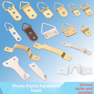 Crochet de suspension à barre droite horizontale or argent <span class=keywords><strong>pour</strong></span> calligraphie peinture crochet de suspension foncé <span class=keywords><strong>pour</strong></span> cadre photo matériel matériel - Product Image 4