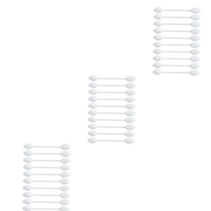 Bâtonnets d'oreille en coton personnalisés avec logo, en bambou, blancs, emballage pour désinfection, double tête, bâtonnets de nettoyage d'oreille de voyage - Product Image 2