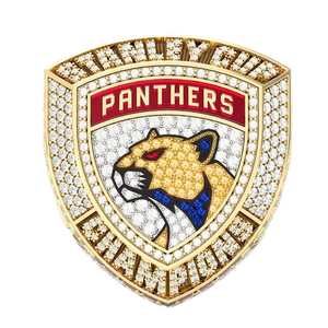 2024 Voor Florida Panters Kampioenschapsring Van Hoge Kwaliteit Vergulde Legering Fan Herdenkingsgeschenk Voor Feestjubileum - Product Image 2