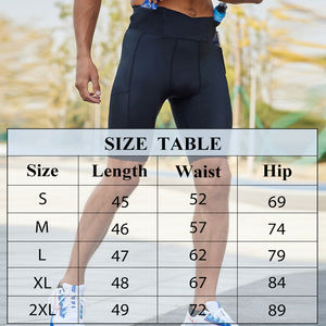 Pantalones de compresión de alta elasticidad 2024 para hombre, mallas de cinco minutos para correr Maratón, entrenamiento al aire libre, pantalones cortos de carrera de secado rápido - Product Image 5