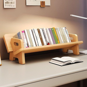 Wood Desk <strong>Shelves</strong> Organiser <strong>CD</strong> Display <strong>Storage</strong> Box Mini Countertop Display Rack Small Multi-Functional <strong>Storage</strong> Shelf - Product Image 2