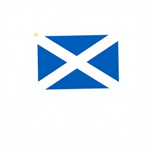 10 drapeaux écossais rectangulaires en polyester imprimés numériquement sur bâtonnets pour 2026 – Mini drapeaux à agiter à la main pour jardin et rue - Product Image 4