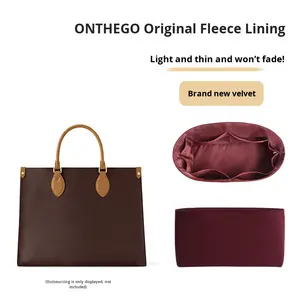 Bolsa Interior Compatible con <span class=keywords><strong>OnTheGo</strong></span> para Bolsos Tote, Abierta, Mediana, Grande, Ultraligera, Transpirable, Organizador de Almacenamiento - Product Image 1