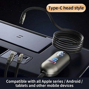 High Power 138W <b>Adapter</b> 6-Port Multi-protocol Fast Charge Hub with Digital Display Voltage Monitor 1.5m Cable - Product Image 2