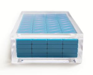 Caja de Almacenamiento de Acrílico Transparente de Lujo, Personalizada de Fábrica, Duradera, para Fichas de Mahjong Americano, Juego para 4 Jugadores - Product Image 5