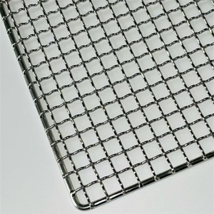 شبكة شواء كورية من الفولاذ المقاوم للصدأ للاستخدام مرة واحدة، شبكة سلكية موسعة لشوي الدجاج، تقنية نسج ومعالجة باللحام - Product Image 3