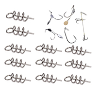 Goupille de verrouillage en acier inoxydable, leurre souple, mangeoire pour carpe, personnalisé, appât de pêche, crochet de pêche