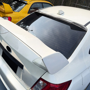 สปอยเลอร์หลังรถยนต์ Subaru WRX STI Sedan ปี 2008-2014 สีดำเงา ลายคาร์บอนไฟเบอร์ วัสดุ ABS - Product Image 4