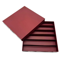 Boîte à chocolats personnalisée par le fabricant avec insert, estampage or du logo, boîte cadeau en carton pour chocolats