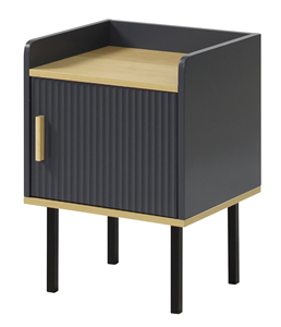 Armário Buffet Lateral, Armário de Cozinha de Madeira com Prateleira Ajustável, Mesa <span class=keywords><strong>Console</strong></span> para Cafeteria - Product Image 3