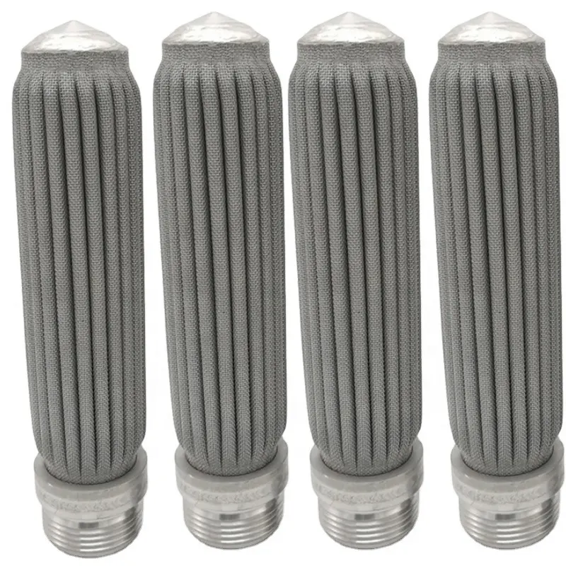 LIANDA 304 filtro de aço inoxidável 316L 5 "10" 20 "30" 40 "L aço inoxidável petroquímico cunha fio filtro cartuchos
