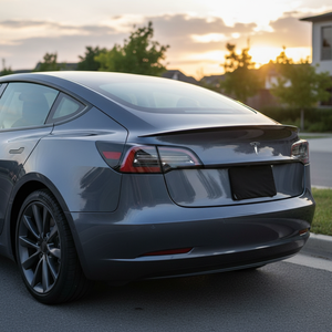 Alerón Trasero de Fibra de Carbono Real para Tesla Model 3 2017-2023 Base Sedan, Estilo Performance - Product Image 3