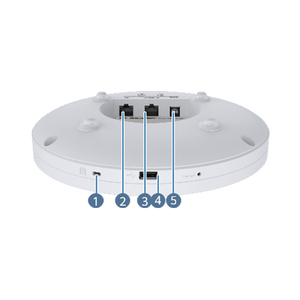 Point d'accès Wi-Fi 6 (802.11ax) intérieur AirEngine 6761-21T 02354VQH 02353XBQ 11ax, 2+2+4 Tri-bandes, antenne intelligente, USB - Product Image 1