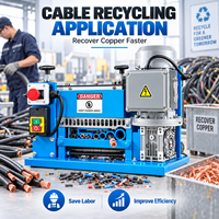 Machine à dénuder les fils électriques multi-canaux en promotion pour le recyclage des câbles en cuivre usagés