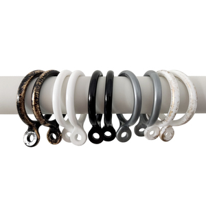 <span class=keywords><strong>Anneaux</strong></span> de rideau en plastique modernes, écologiques, pas chers, résistants à la rouille, robustes, accessoires <span class=keywords><strong>pour</strong></span> <span class=keywords><strong>rideaux</strong></span>, <span class=keywords><strong>anneaux</strong></span> à œillets certifiés ISO9001 - Product Image 3