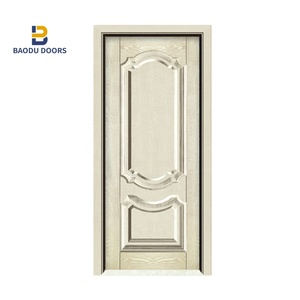 Fournisseur chinois de portes principales, portes en bois massif, Puerta De Madera Maciza, à prix avantageux - Product Image 3