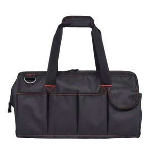Échantillon gratuit : Sac de rangement pour outils de 18 pouces, sac à outils multi-usages robuste à ouverture large avec bandoulière réglable - Product Image 1