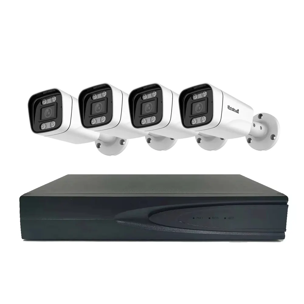 Telecamera IP POE 5MP H.265 codice QR rapido installazione facile Videohome sicurezza Bullet Camera custodia con NVR a 8 canali