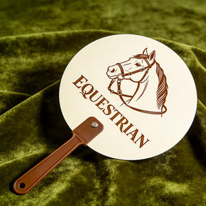 Abanicos de Mano de Plástico Personalizados. Impresión a color HD de doble cara. Regalo Promocional de Verano Ligero y Duradero. Logotipo y código QR imprimibles. - Product Image 5