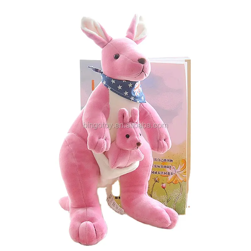 Customized factory high quality plush toy hottest new Kangaroo wholesale plush toy gift soft kangaroo shape plush toy