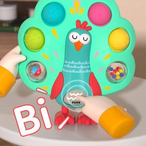 Juego Pop Fidget Toys Light up Pop Game Handheld Cartoon Peacock Sound Creative Funny Electric Toy Stress Relieving - Product Image 2