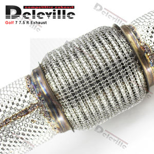 Tuyau de descente droit OBM pour VW GOLF 7R/7.5R GOLFR 2.0T 2012-2019 Tuyaux d'échappement en acier inoxydable - Product Image 5