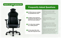 Chaise de bureau gaming haut de gamme à assise large pour personnes de grande taille, en cuir respirant, résistante (charge maximale 450 LBS), inclinable multi-angles et verrouillable