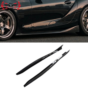 Jupes latérales en fibre de carbone style PU pour <span class=keywords><strong>Supra</strong></span> A90 A91 <span class=keywords><strong>MK5</strong></span>, amélioration du pare-chocs, kit carrosserie style VRS, vente directe usine, haute qualité - Product Image 1